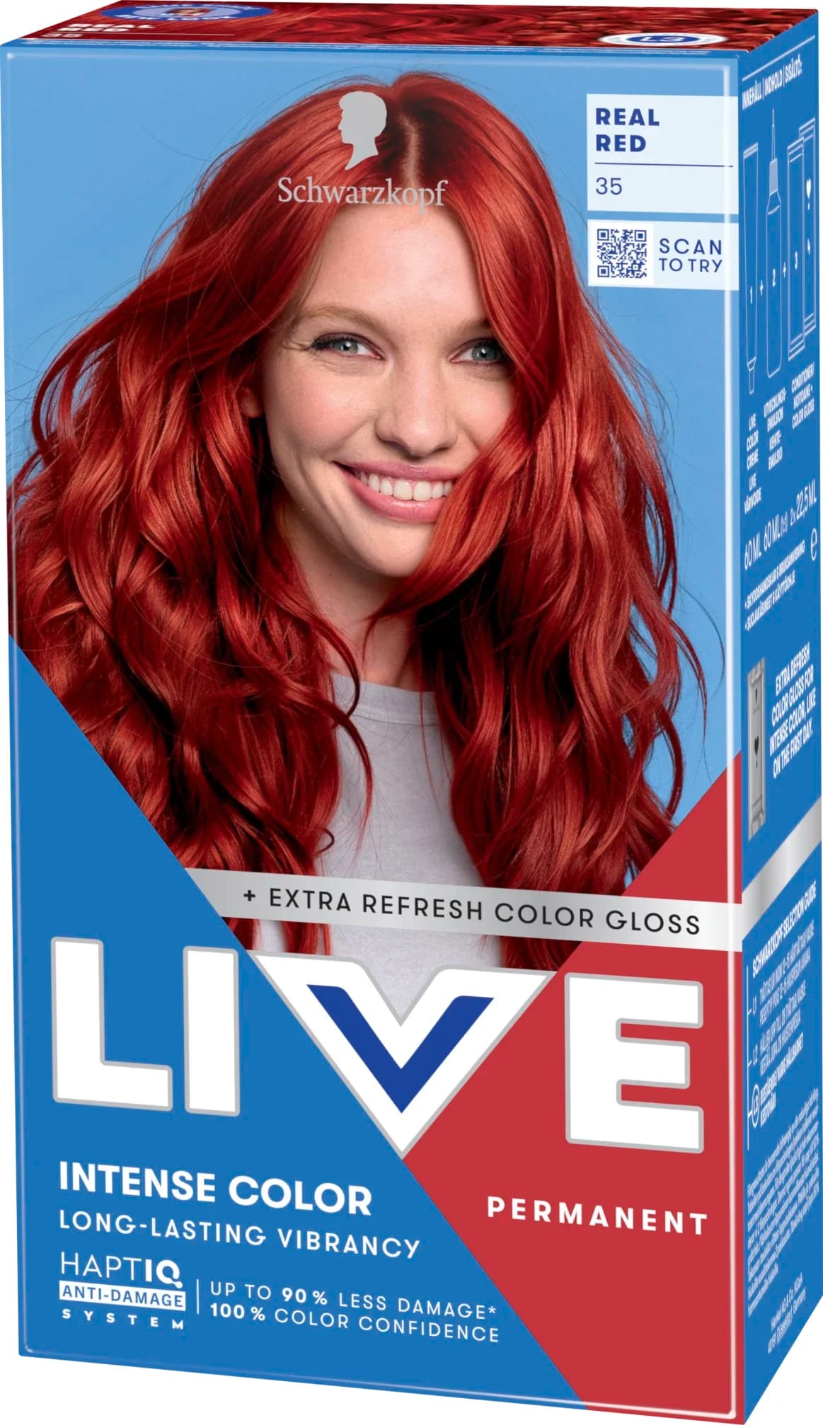 Schwarzkopf LIVE Intense Color 35 Real Red från Schwarzkopf - köp hos Apotek Hjärtat