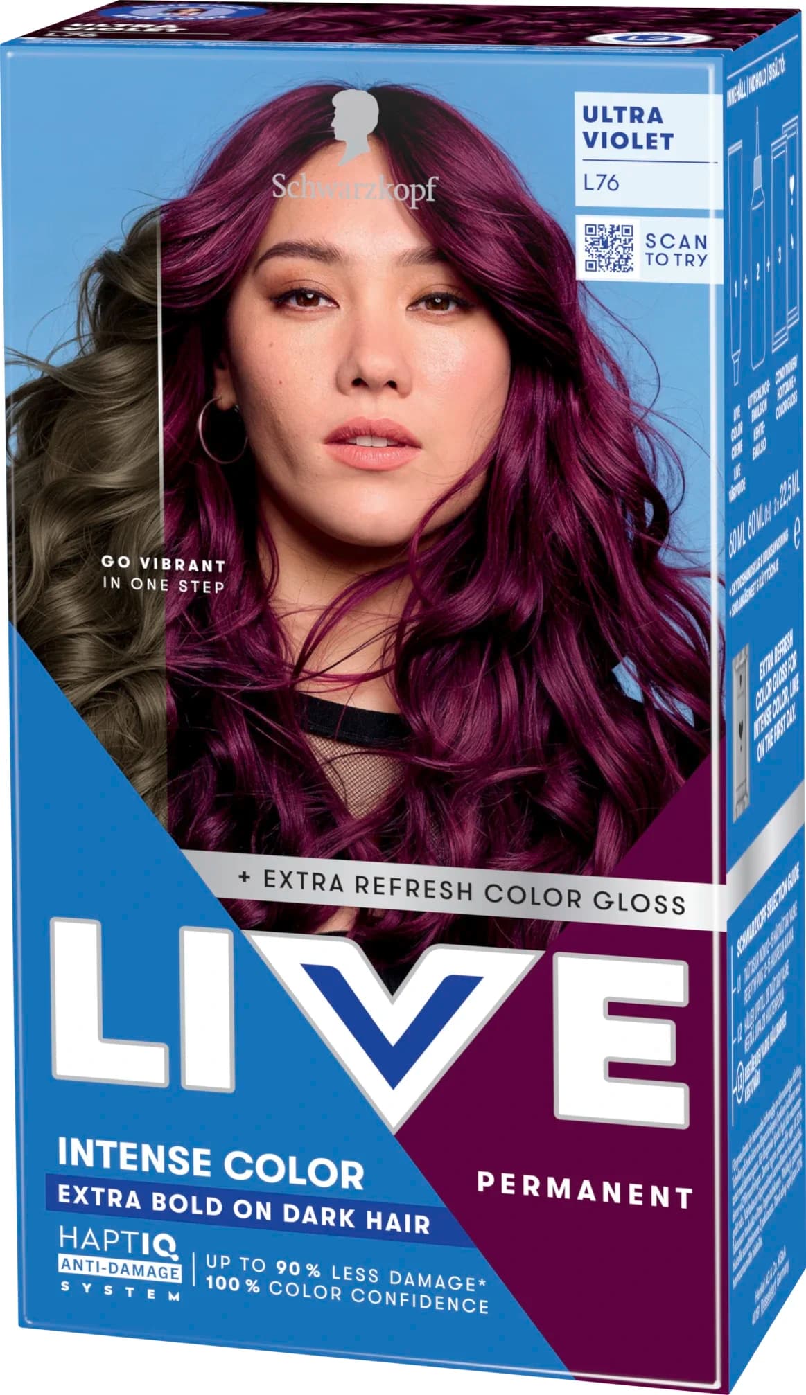 Schwarzkopf LIVE Intense Color L76 Ultra Violet från Schwarzkopf - köp hos Apotek Hjärtat