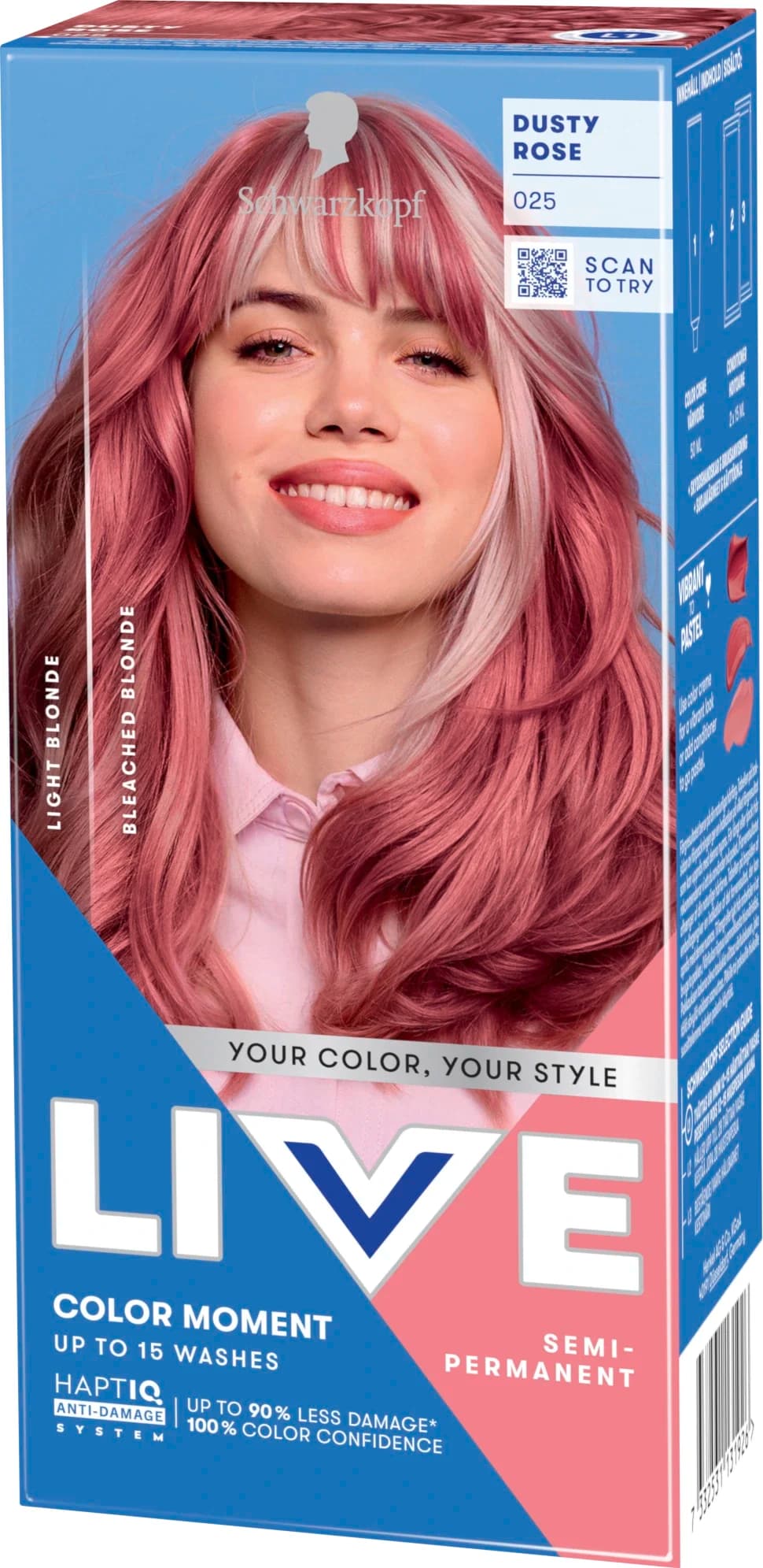 Schwarzkopf LIVE Color Moment 025 Dusty Rose från Schwarzkopf - köp hos Apotek Hjärtat