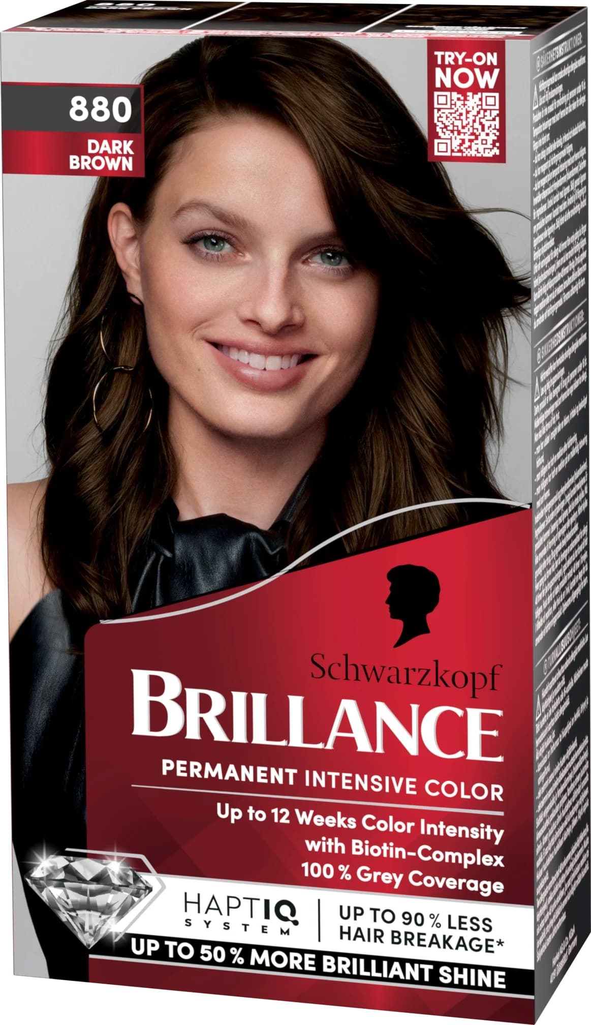 Schwarzkopf Brillance Permanent Intensive Color 880 Dark Brown från Schwarzkopf – köp hos Apotek Hjärtat
