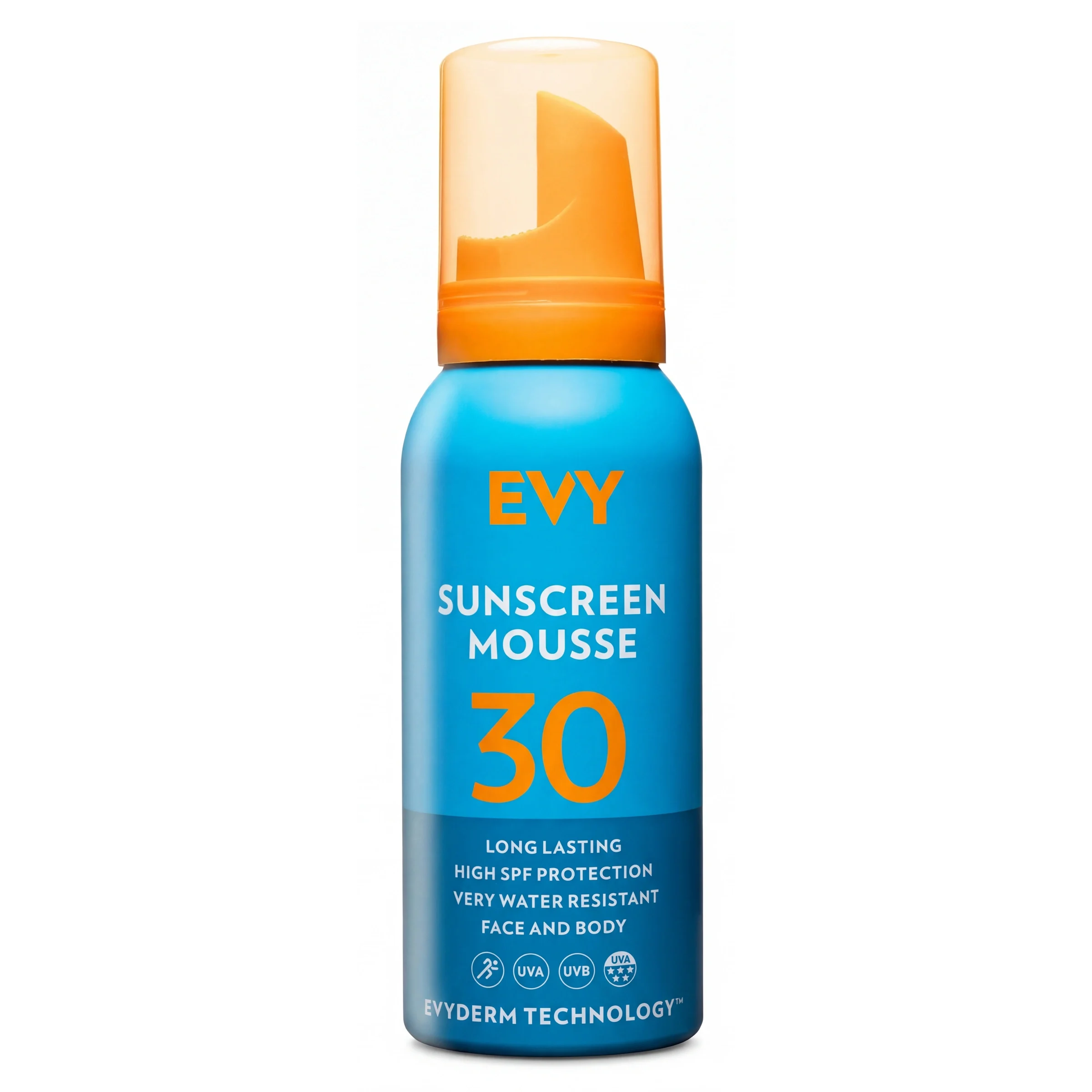 Evy Sunscreen Mousse Travel Size SPF 30, 100 ml från Evy – köp hos Apotek Hjärtat