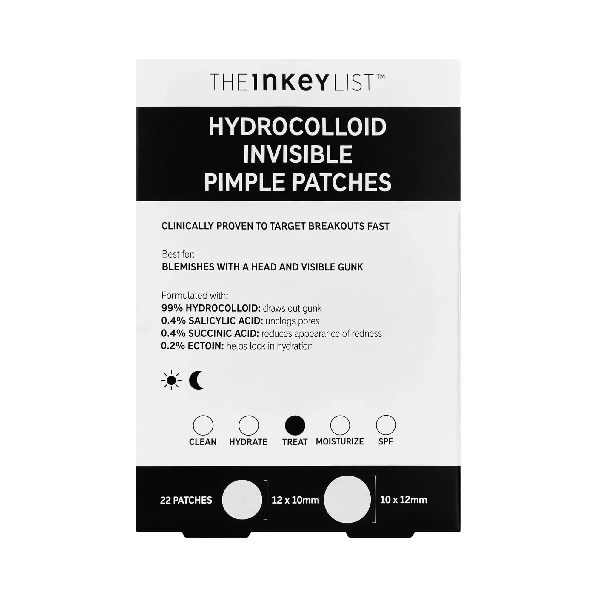 The Inkey List Hydrocolloid Invisible Pimple Patches 22 st från THE INKEY LIST – köp hos Apotek Hjärtat