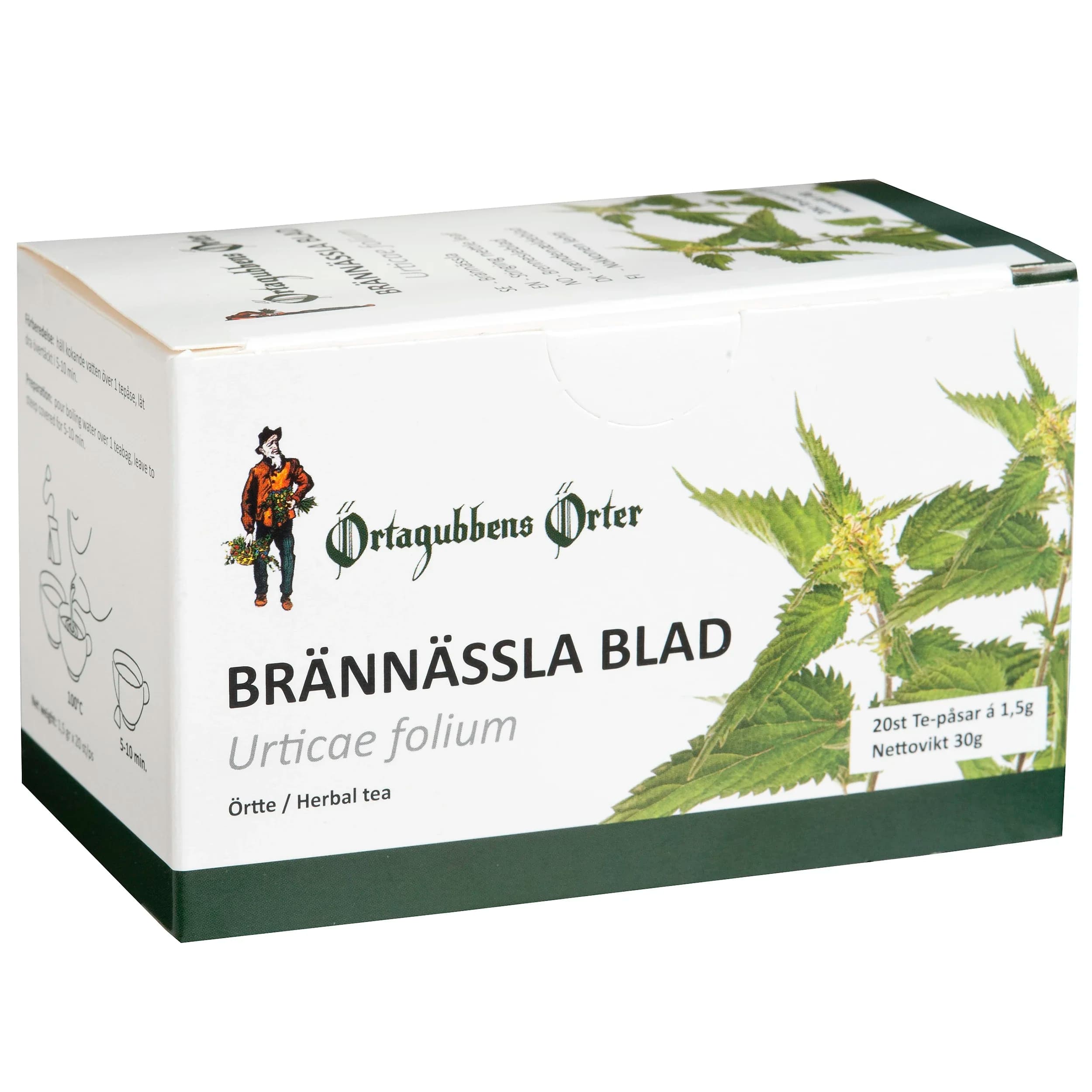 Örtagubben Brännässla blad Örtte 20 x 1,5 g från Örtagubben – köp hos Apotek Hjärtat
