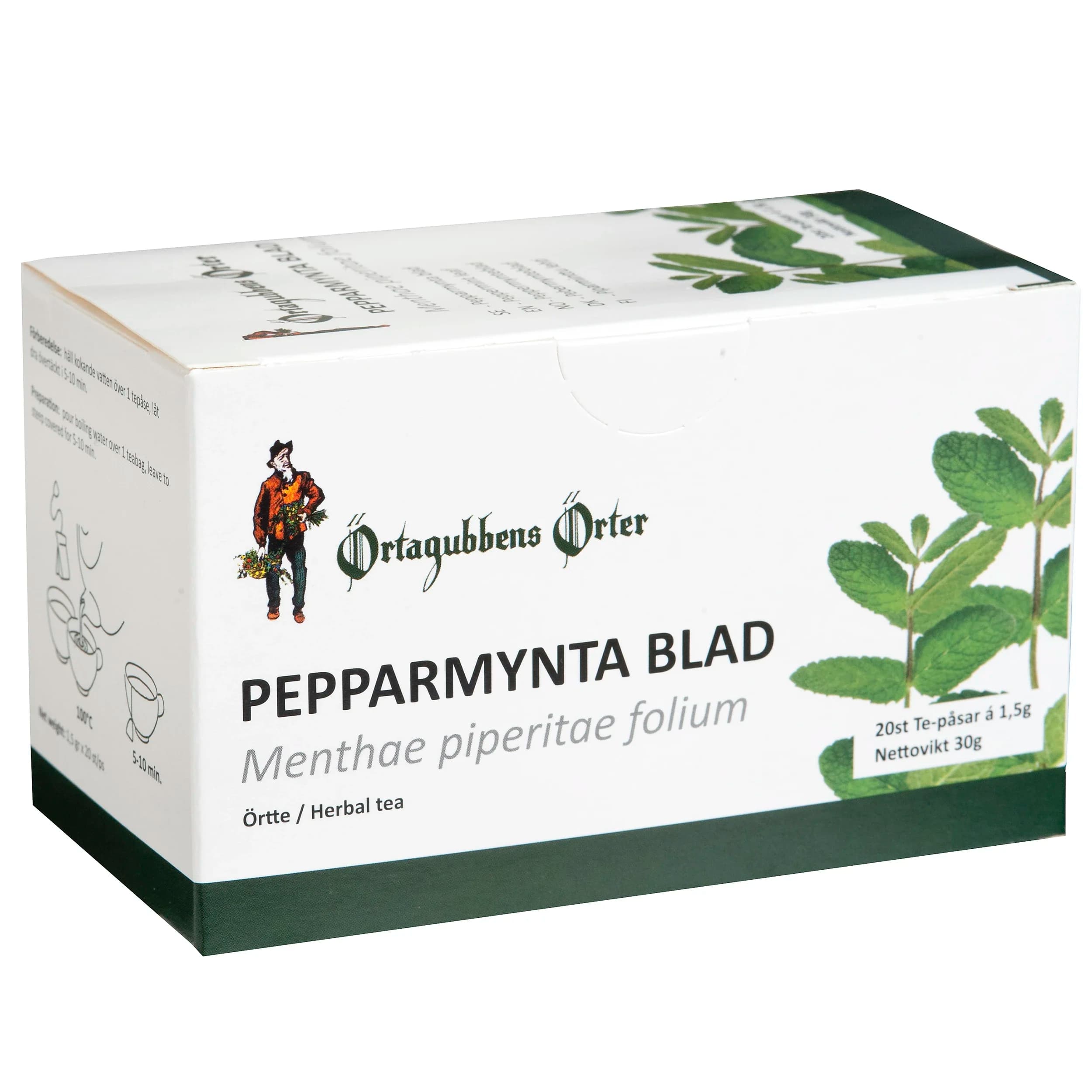 Örtagubben Pepparmynta Örtte 20 x 1,5 g från Örtagubben – köp hos Apotek Hjärtat