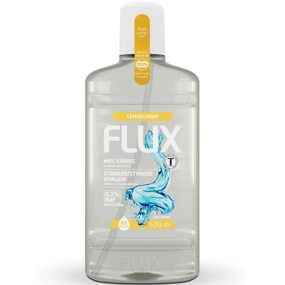 Flux Lemon Mint fluorskölj 500 ml från Flux – köp hos Apotek Hjärtat