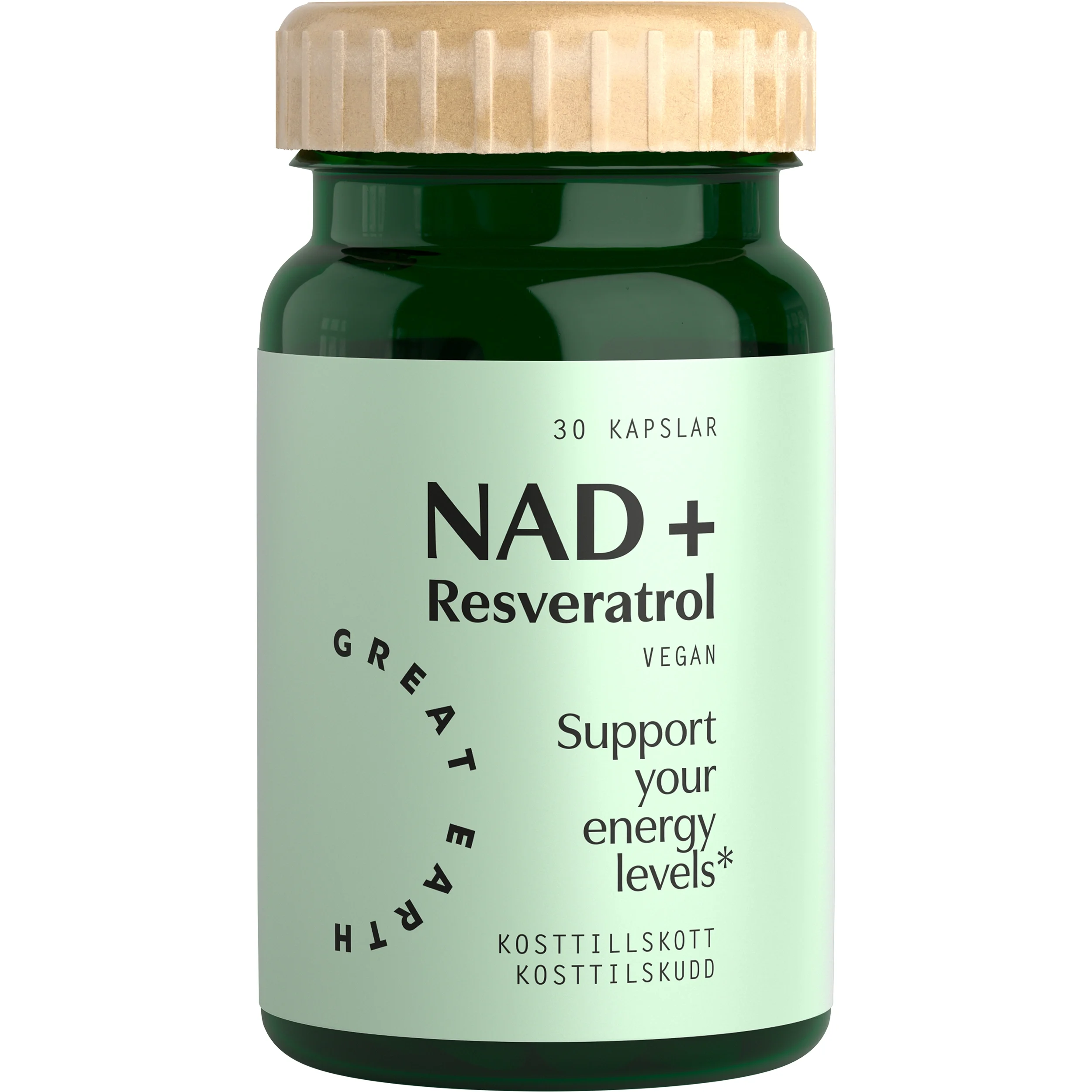 Great Earth NAD+ Resveratrol 30 st från Great Earth - köp hos Apotek Hjärtat
