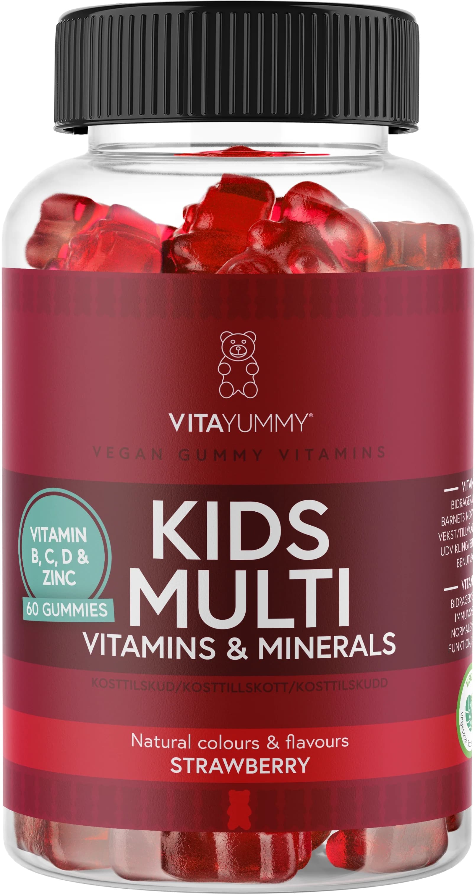 VitaYummy Kids Multivitamin Strawberry 60 st från VitaYummy – köp hos Apotek Hjärtat