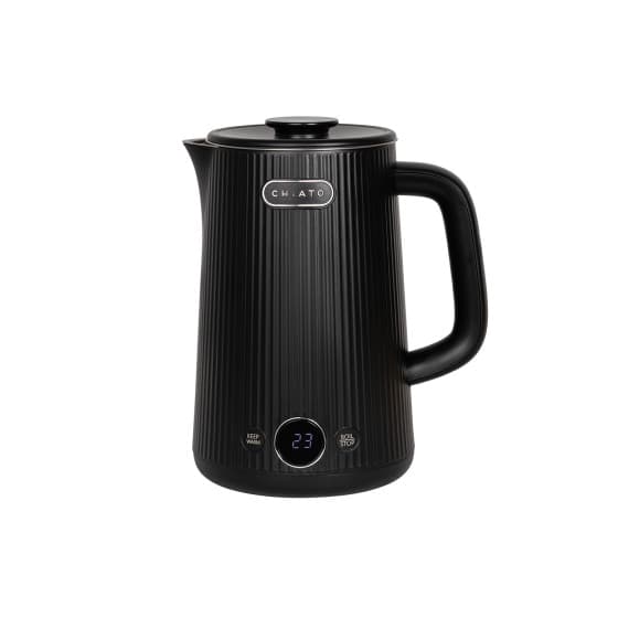 CHiATO heatPLAY Groove Elektrisk vattenkokare, 1,7 L - Svart från Chiato – köp hos Coffee Friend
