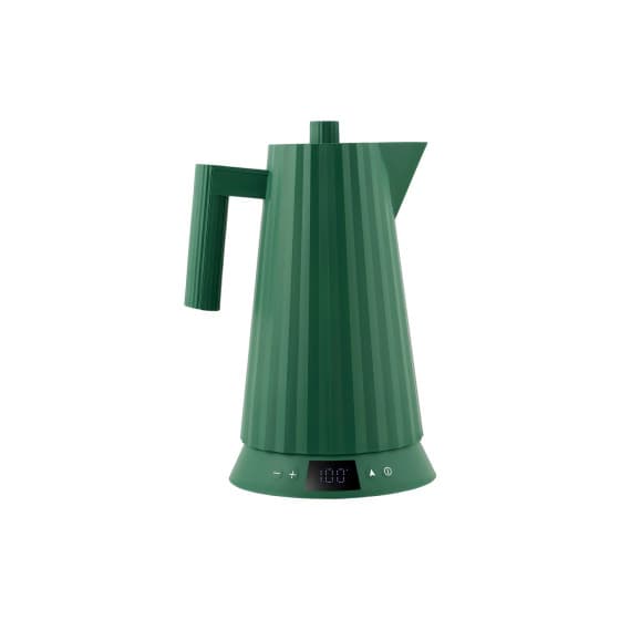 Alessi Plissé elektrisk vattenkokare, 1,7 l - grön från Alessi – köp hos Coffee Friend