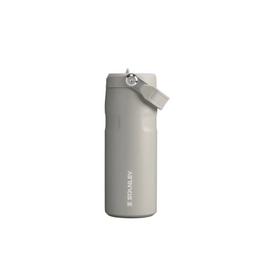Stanley IceFlow™ Bottle Flip Straw 2.0 Ash vattenflaska, 0,47 l - grå – från Stanley – 430 kr – hos Coffee Friend