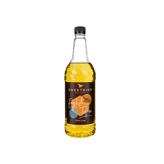 Kaffesirap Sweetbird English Toffee, 1 l – från Sweetbird – 144 kr – hos Coffee Friend