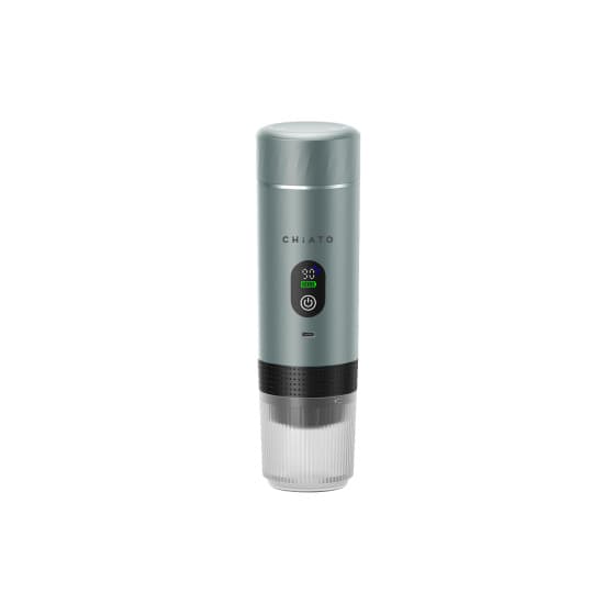 CHiATO brewPLAY Smart bärbar espressomaskin – Grå från Chiato – köp hos Coffee Friend