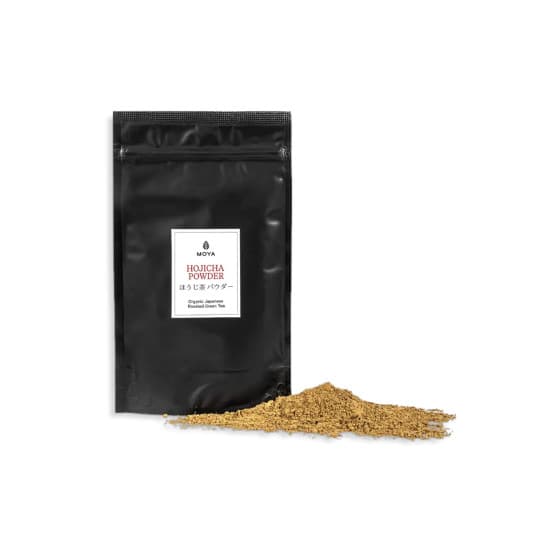 Moya Hojicha ekologiskt rostat grönt tepulver, 100 g – från Moya – 163 kr – hos Coffee Friend