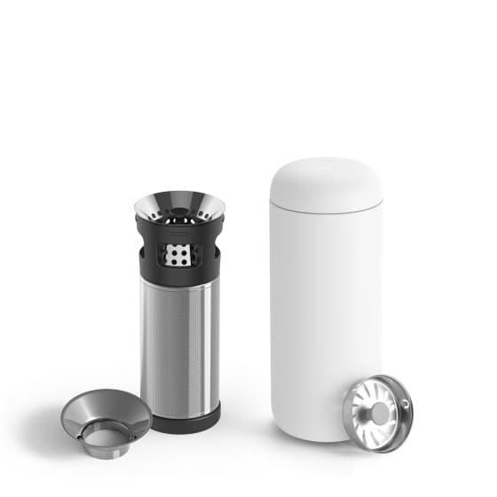 Fellow Carter Infuser Set (Termosmugg + Infuser) - Matt vit – från Fellow – 569 kr – hos Coffee Friend