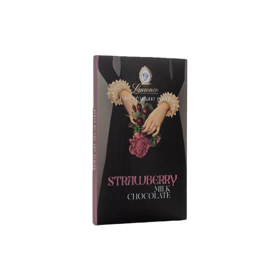 Mjölkchoklad med jordgubbar Laurence, 80 g – från Laurence – 55 kr – hos Coffee Friend
