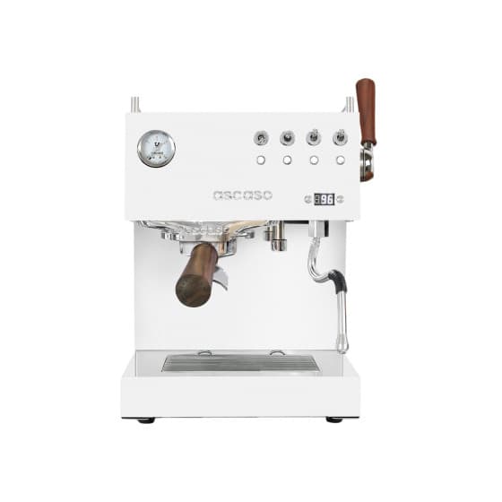 Ascaso Steel Duo Plus White&Wood Espressomaskin, pro för hem - Vit från Ascaso – köp hos Coffee Friend