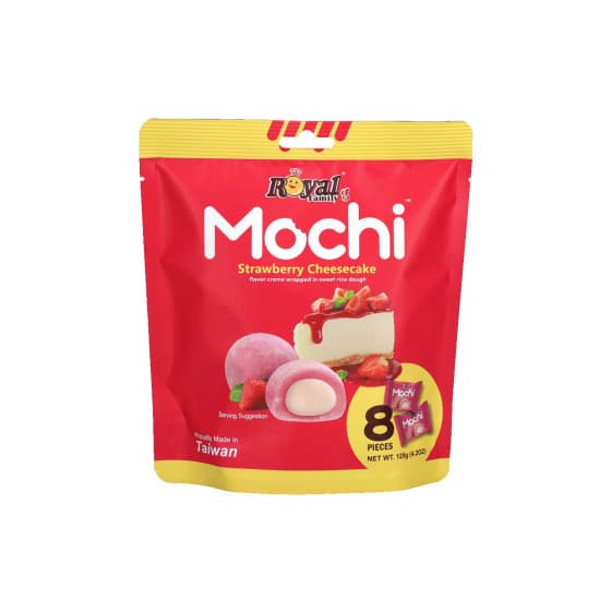 Mochi Royal Family Strawberry Cheesecake, 8 st. (120 g) – från Royal Family – 35 kr – hos Coffee Friend