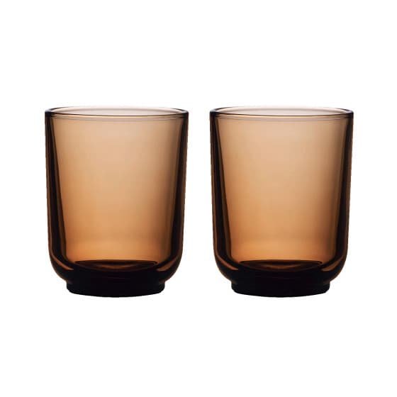 Fellow Pirch Latte Amber glas-set, 2 st. x 325 ml – från Fellow – 480 kr – hos Coffee Friend