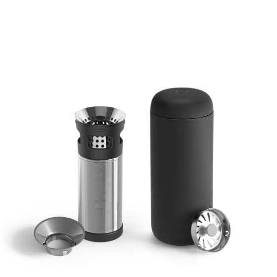Fellow Carter Infuser Set (Termosmug + Infuser) - Matt svart från Fellow – köp hos Coffee Friend