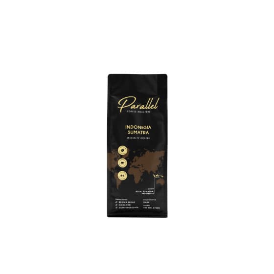 Specialkaffe bönor Parallel Indonesia Sumatra, 200 g – från Parallel – 136 kr – hos Coffee Friend