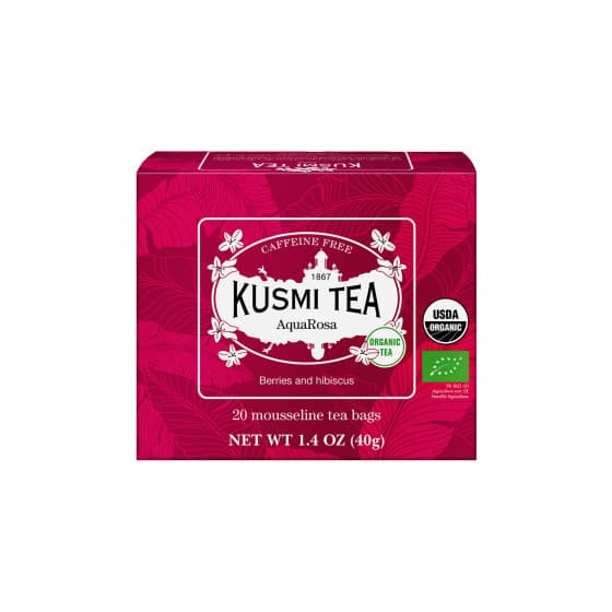 Ekologiskt frukt- och örtte Kusmi Tea AquaRosa – 20 tepåsar i musslin – från Kusmi Tea – 79 kr – hos Coffee Friend
