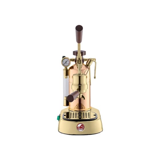 La Pavoni Professional Rame Gold Manuell espressomaskin med spak – från La Pavoni – 11525 kr – hos Coffee Friend