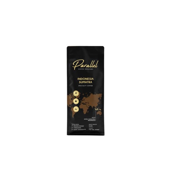Malt specialkaffe Parallel Indonesia Sumatra, 200 g – från Parallel – 136 kr – hos Coffee Friend