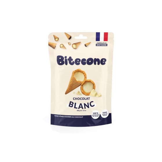 Bitecone ministutar med vit chokladfyllning, 100 g från Bitecone – köp hos Coffee Friend