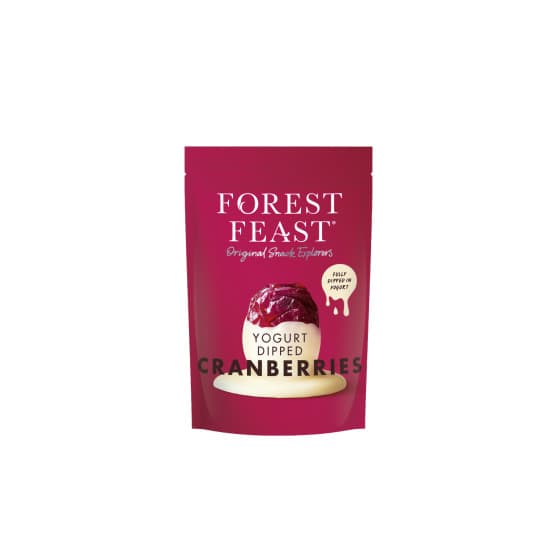 Forest Feast yoghurtdoppade tranbär, 200 g från Forest Feast - köp hos Coffee Friend