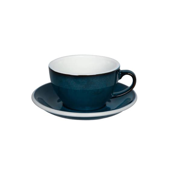 Cappuccino-kopp med ett underlägg Loveramics Egg Night Sky, 200 ml – från Loveramics – 225 kr – hos Coffee Friend