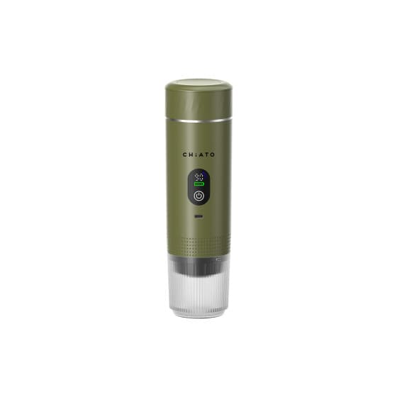 CHiATO brewPLAY Smart bärbar espressomaskin – Grön från Chiato – köp hos Coffee Friend