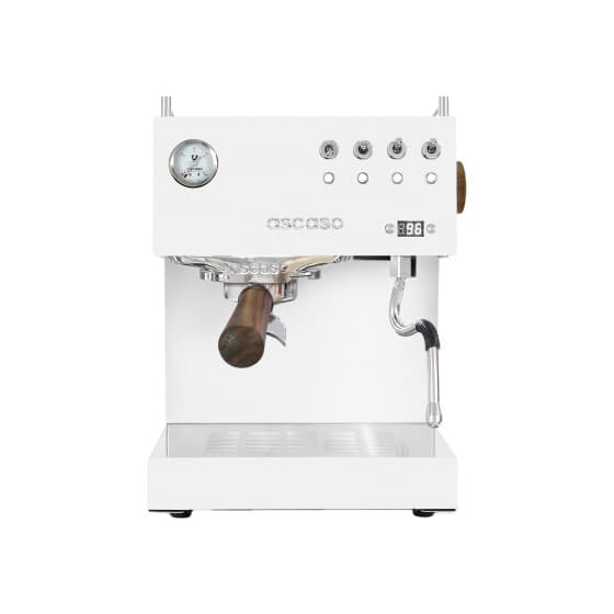 Ascaso Steel Uno PID White&Wood Espressomaskin, pro för hem - Vit – från Ascaso – 13999 kr – hos Coffee Friend