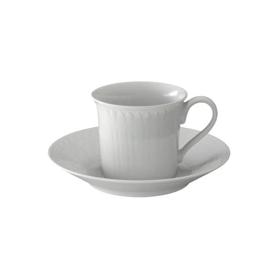 Kaffekopp/tekopp med fat Villeroy & Boch Cellini, 140 ml från Villeroy Boch – köp hos Coffee Friend