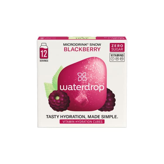 Waterdrop Microdrink Blackberry Vitamin Drink Cubes, 12 pcs. – från Waterdrop – 97 kr – hos Coffee Friend