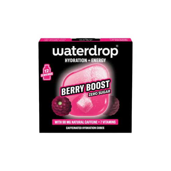 Waterdrop Microdrink Berry Boost koffeinhaltiga dryckeskuber, 12 st. från Waterdrop – köp hos Coffee Friend