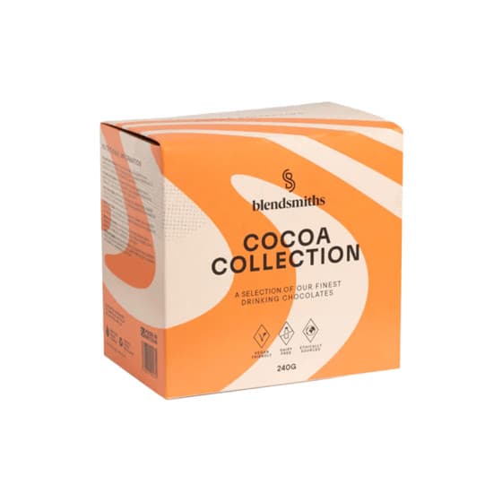 Set med varm choklad Blendsmiths Cocoa Collection, 240 g från Blendsmiths – köp hos Coffee Friend