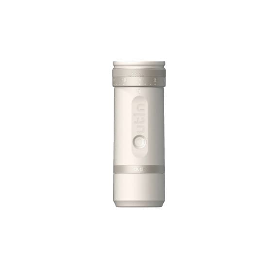 Outin Fino Sandstone White Portabel elektrisk kaffekvarn - Vit – från OutIn – 2299 kr – hos Coffee Friend