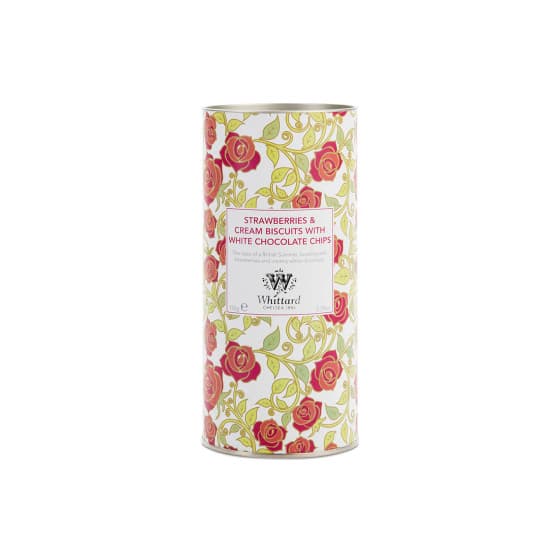 Kakor Whittard of Chelsea Strawberries & Cream With White Choc Chips, 150 g – från Whittard of Chelsea – 76 kr – hos Coffee Friend