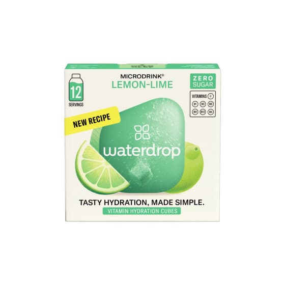 Waterdrop Microdrink Lemon-Lime Vitamin Drink Cubes, 12 pcs. – från Waterdrop – 97 kr – hos Coffee Friend