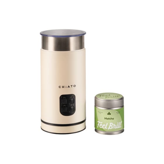 CHiATO milkPLAY mjölkskummare och Feel Brill matcha-teset – från Chiato – 530 kr – hos Coffee Friend
