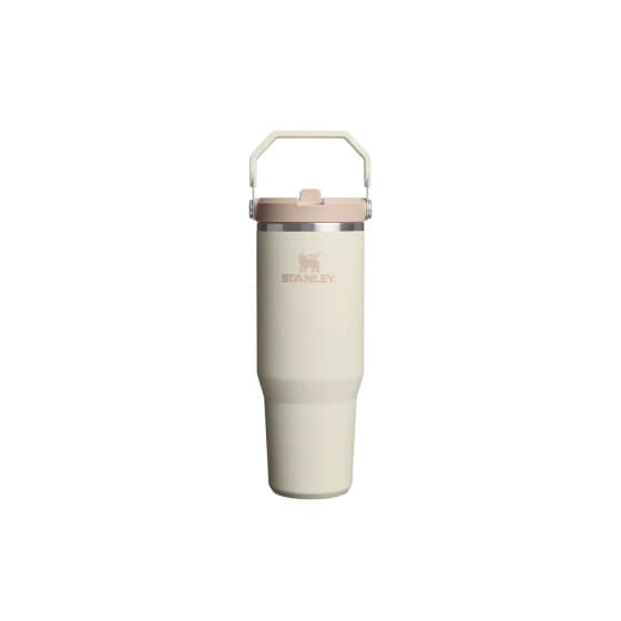 Stanley IceFlow™ Flip Straw 2.0 Cream vattenflaska, 0,6 l - krämfärgad – från Stanley – 480 kr – hos Coffee Friend