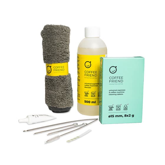 Universell underhållssats för kaffemaskiner från böna-till-kopp Coffee Friend – från Coffee Friend – 385 kr – hos Coffee Friend