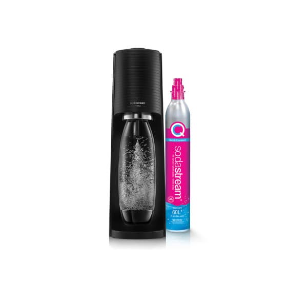 Kolsyrat vatten-beredare SodaStream Terra Black – från SodaStream – 919 kr – hos Coffee Friend
