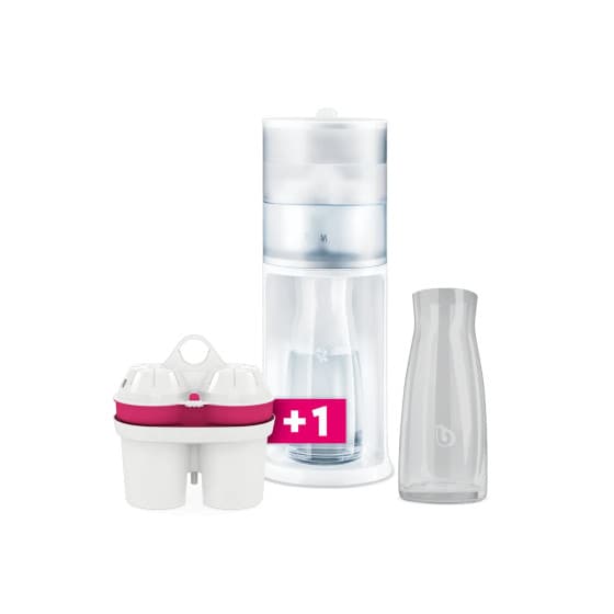 BWT AQUAlizer-station inkl. 1 magnesium-mineraliserad patron & 1 glaskaraff – från BWT – 659 kr – hos Coffee Friend