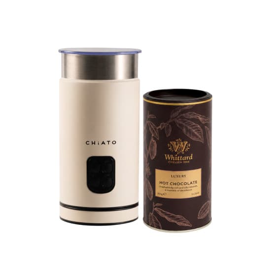 CHiATO milkPLAY mjölkskummare och Whittard of Chelsea Luxury varm choklad-set från Chiato – köp hos Coffee Friend