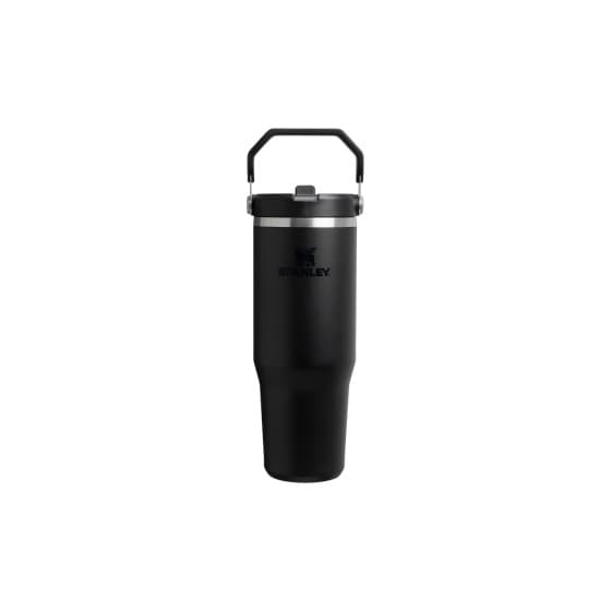 Stanley IceFlow™ Flip Straw Black vattenflaska med sugrör, 0,89 l - svart – från Stanley – 408 kr – hos Coffee Friend