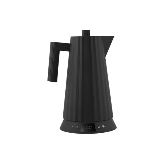 Alessi Plissé elektrisk vattenkokare, 1,7 l - svart från Alessi – köp hos Coffee Friend