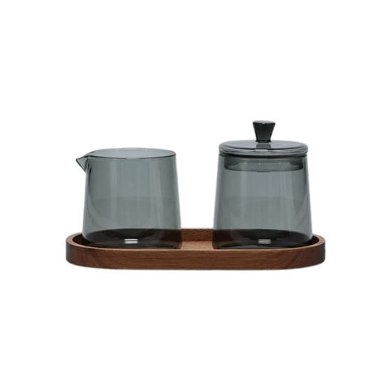 S|P Collection Luma Grey mjölkkanna och sockerskål, 230 ml från S|P Collection – köp hos Coffee Friend