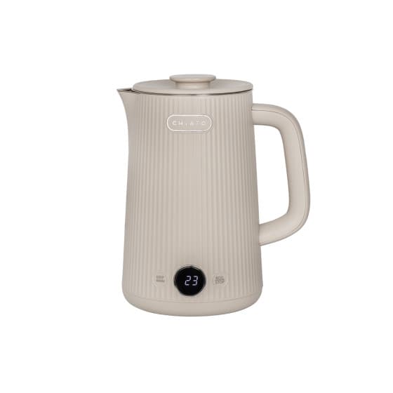 CHiATO heatPLAY Groove Elektrisk vattenkokare, 1,7 L - Lätt sand från Chiato – köp hos Coffee Friend