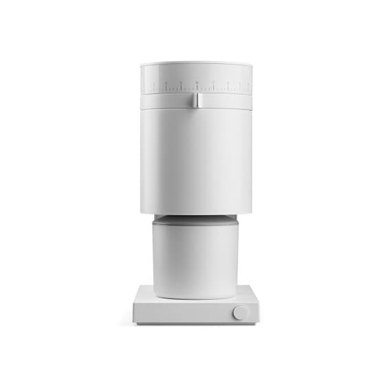 Fellow Opus Matte White Kaffekvarn Espresso Single Dose - Mattvit – från Fellow – 1799 kr – hos Coffee Friend